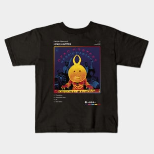 Herbie Hancock - Head Hunters Tracklist Album Kids T-Shirt